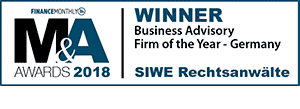 [Translate to English:] The Finance Monthly M&A Award